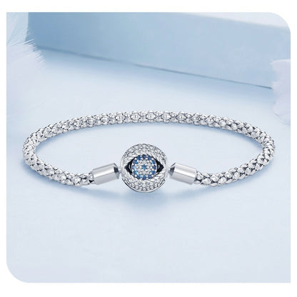 Bracelet Oeil en ARGENT S925 avec Zircon – Délicat et Moderne