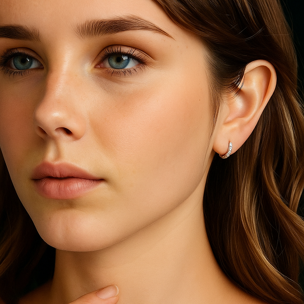 Boucles d’oreilles Femme Moissanites en Argent S925  - Brillance Raffinée