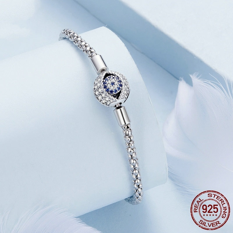 Bracelet Oeil en ARGENT S925 avec Zircon – Délicat et Moderne