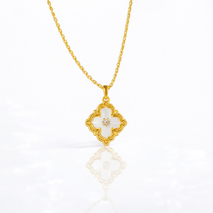 Collier Femme Quatre feuilles Plaqué OR 18 carats – Bijou Porte-Bonheur