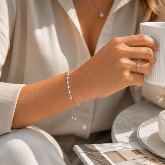Bracelet Zircons Brillant