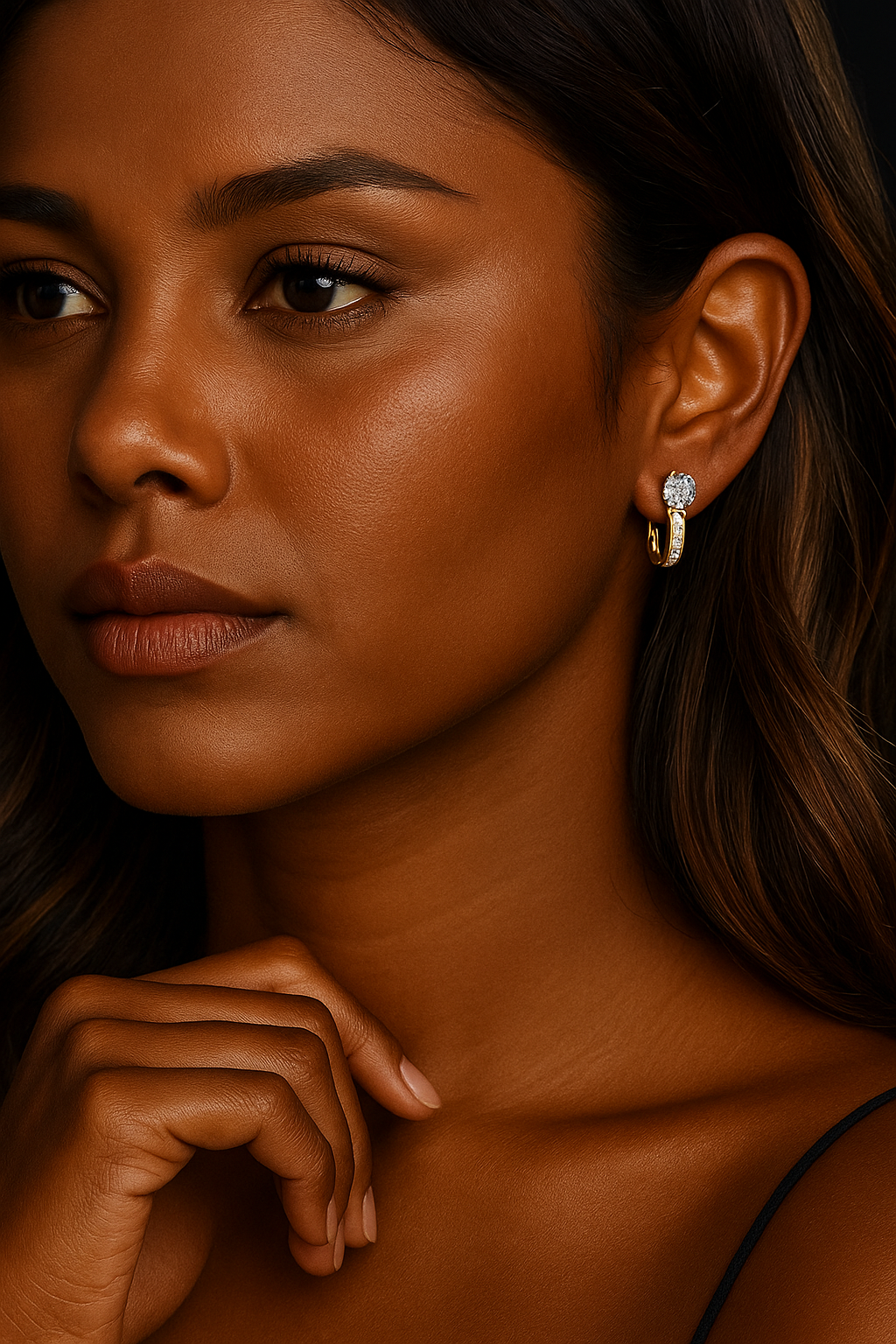 Boucles d’Oreilles Femme Moissanite 1 Carat – Élégance Moderne