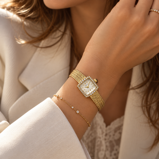 Montre Femme Dorée Délicate – Chic Subtile et Raffinement Féminin