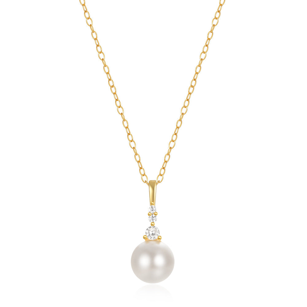 Chaîne Femme en ARGENT S925 avec Perle – Élégance Chic & Intemporelle