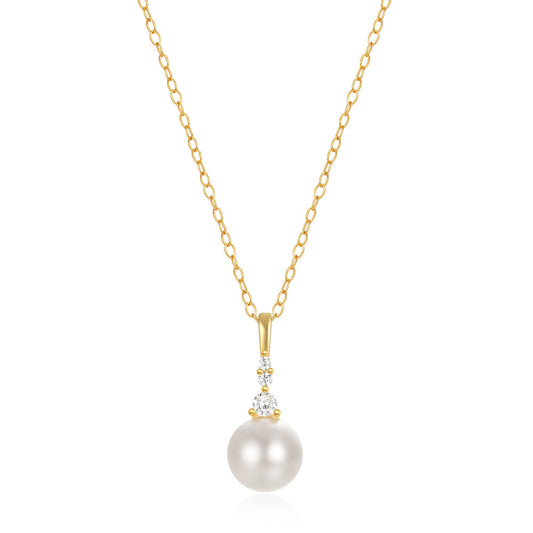 Chaîne Femme Perle ARGENT S925 – Élégance Chic & Intemporelle