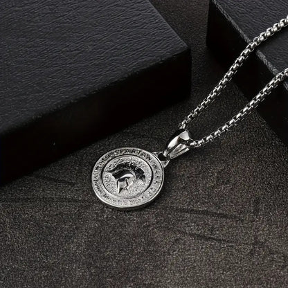 Chaîne Homme Gladiateur en ACIER TITANE plaqué Or ou Argent – Style Rétro et Puissant