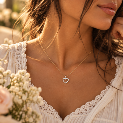 Collier Femme Cœur en Argent 925