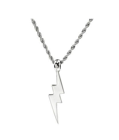 Collier Éclair en Argent 925 – Symbole de Force & Style Moderne
