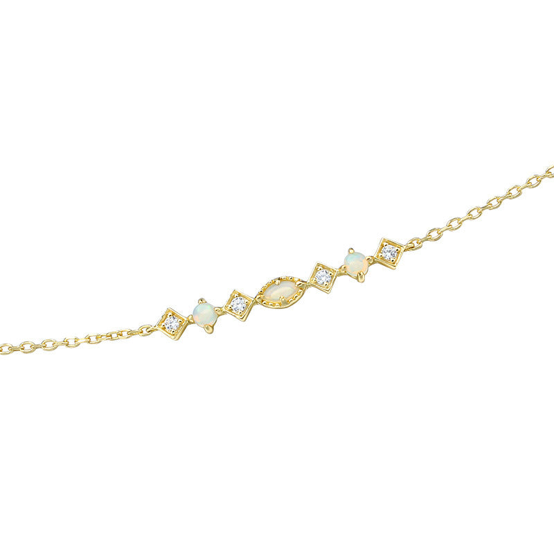 Bracelet en DIAMANTS Australiens – Éclat Subtil sur ARGENT FIN
