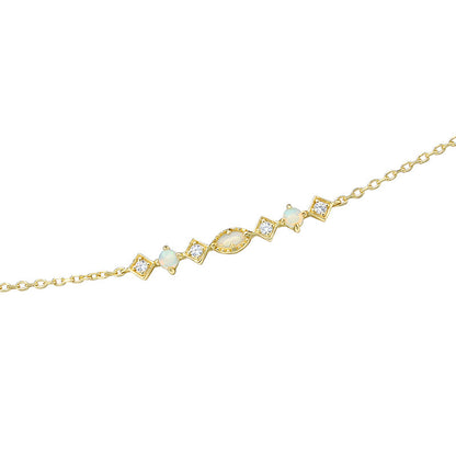 Bracelet en DIAMANTS Australiens – Éclat Subtil sur ARGENT FIN