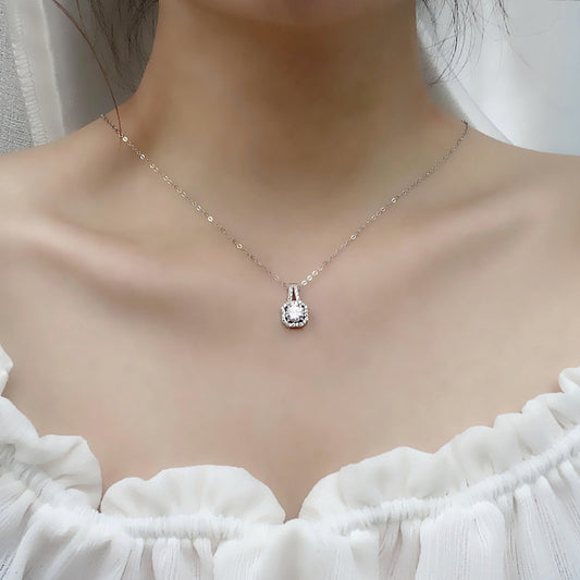 Chaîne Princesse en ARGENT S925 avec Moissanite – Éclat royal au quotidien