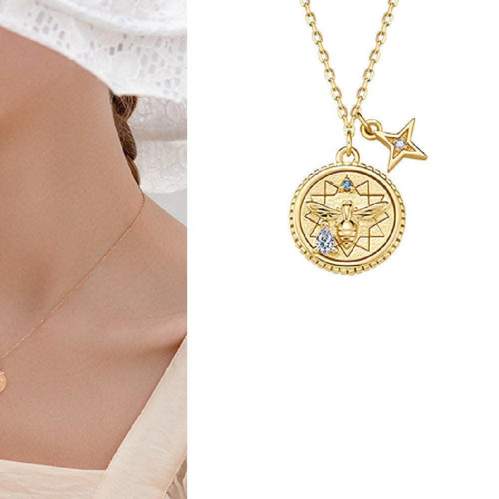 Chaîne Argent avec pendentif doré - Élégance intemporelle au quotidien