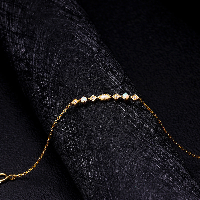 Bracelet en DIAMANTS Australiens – Éclat Subtil sur ARGENT FIN
