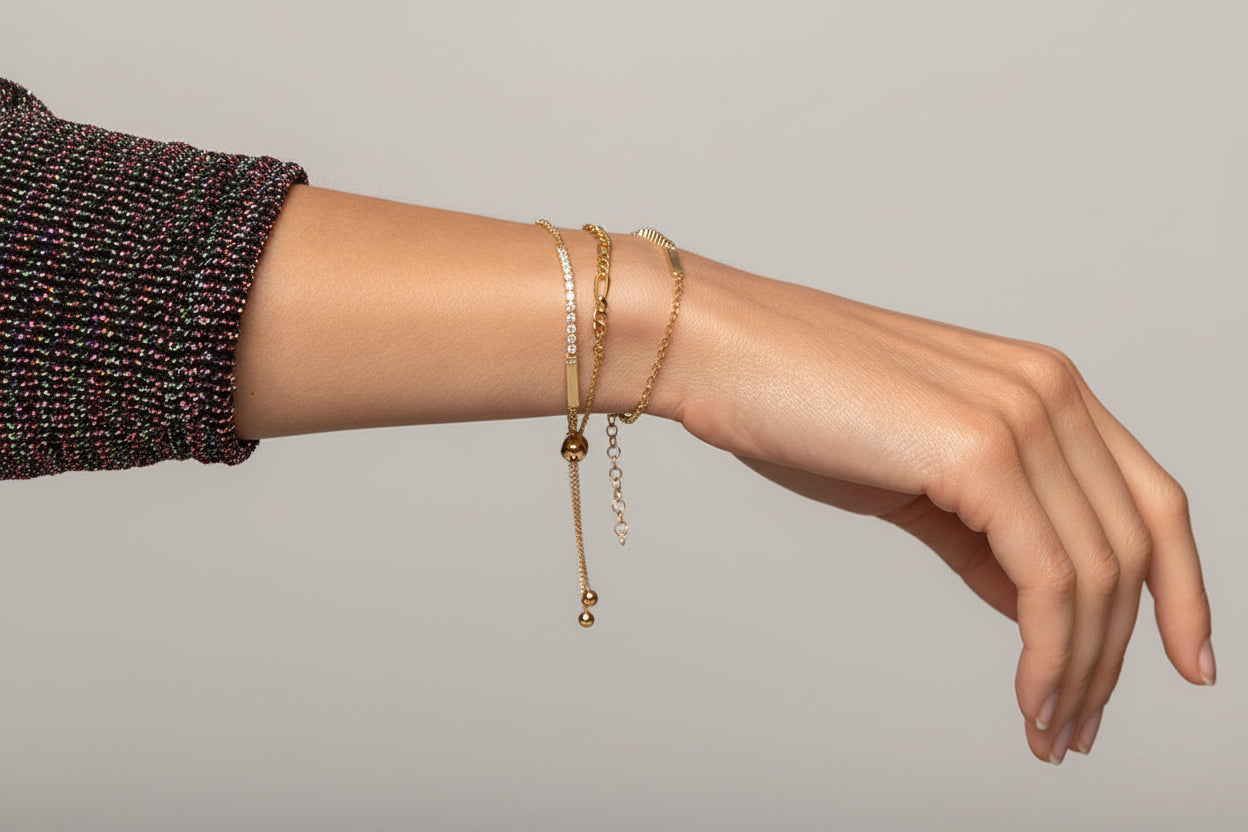 Bracelet Femme Chaîne Plaqué OR – Élégance Discrète et Moderne