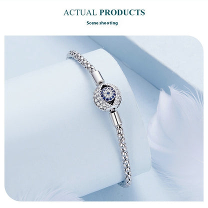 Bracelet Oeil en ARGENT S925 avec Zircon – Délicat et Moderne