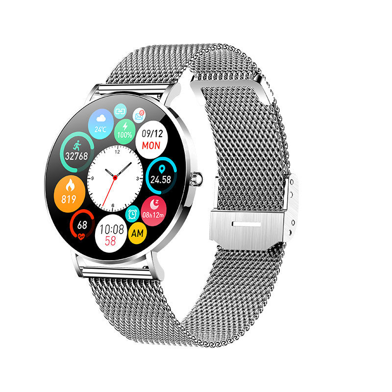 Montre Connectée Ultra-Fine Femme – Élégance, Santé & Technologie au Poignet