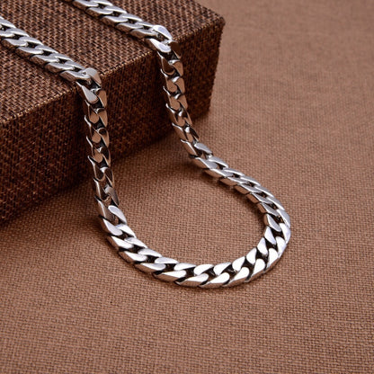Chaîne en ARGENT MASSIF pour Homme – Élégance,  Robustesse et Style Intemporel