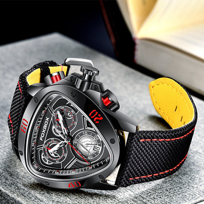 Montre Homme Quartz Snake Head – Design Puissant & Fonctions Pratiques