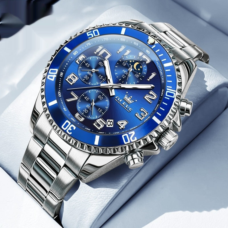 Montre Homme Multifonction – Élégance Robuste et Performances au Quotidien