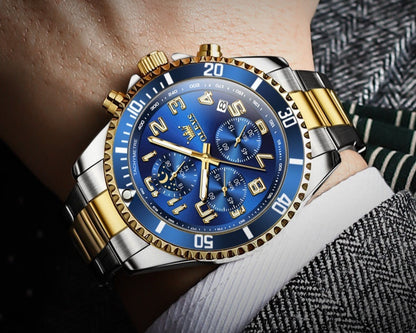 Montre Homme Multifonction – Élégance Robuste et Performances au Quotidien