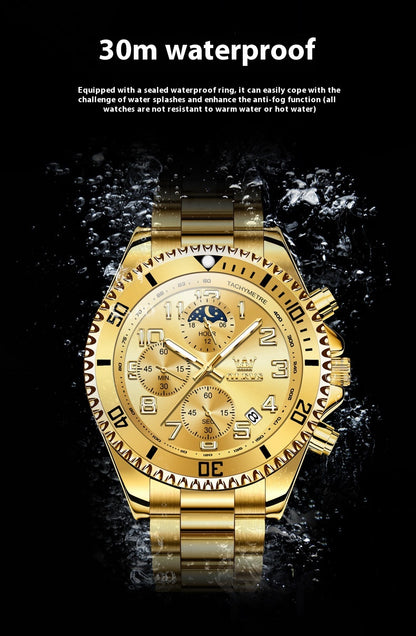 Montre Homme Multifonction – Élégance Robuste et Performances au Quotidien